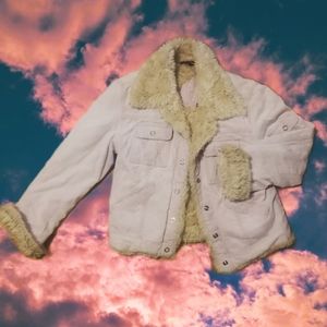 Vintage Nevada Faux Fur Corduroy Jacket